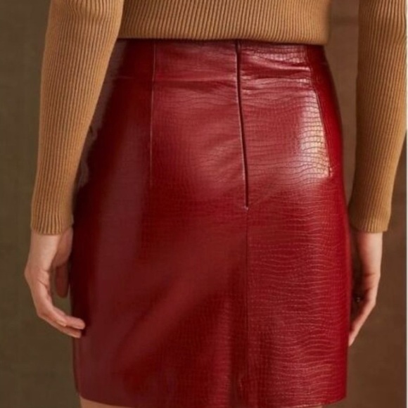 Anthropologie Snake skin skirt *NWT* - Picture 2 of 6